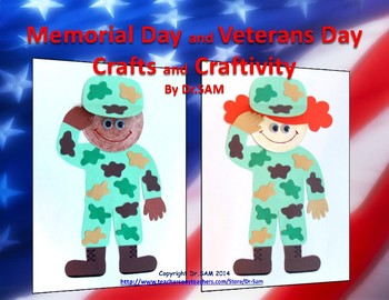 Preview of Veterans Day / Memorial Day Crafts and Craftivities