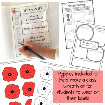 Veterans Day Activities - Writing / Math - Grades 3 - 6 | TpT