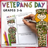 Veterans Day Activities | Writing Math | Grades 3 - 6