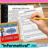 Veterans Day: Reading Passage and Questions: Reading Compr