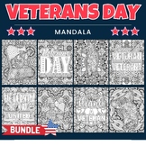 Veterans Day Patriots Day Mandala Coloring Pages - Fun Pat