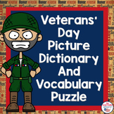 Veterans' Day Picture Dictionary