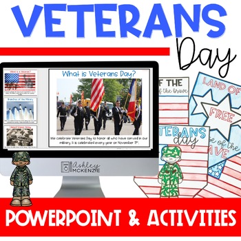 Preview of Veterans Day Activities - PowerPoint and Writing Craft