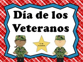 Preview of Dia de los Veteranos - PowerPoint