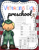 Veterans Day Preschool Printables