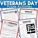 Veterans Day Puzzles | Word Search & Crossword Puzzle