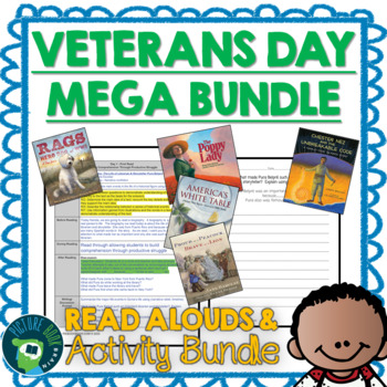 Preview of Veterans Day Read Alouds and Activities Bundle