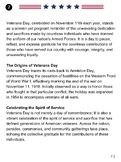 Veterans Day Reading passages and questions grades 7-8