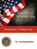 Veterans Day No Prep Reading Poetry Activity for Elementar