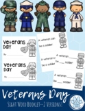 Veterans Day Sight Word Booklet Reader