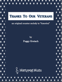 Veterans Day Song/Thanks To Our Veterans/ Partner Song