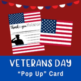 Veterans Day Thank You Card | "Pop Up" SOLDIER Thank You C