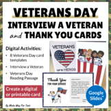 Veterans Day Thank You Cards Template | Veterans Day Readi