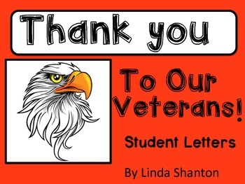 Preview of Veteran's Day - Thank you Letters