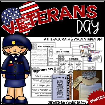 Preview of Veterans Day Thematic Unit Integrated Unit