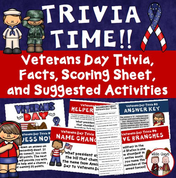 Veterans Day Trivia And Facts Slideshow Activity By Wise Guys Tpt