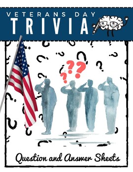 Preview of Veterans Day Trivia Quiz Game (Grades 5-12)