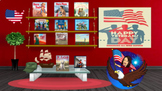 Veterans Day - Virtual reading library, video room, vocab 