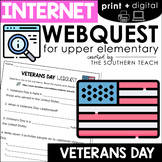 Veterans Day WebQuest - Internet Scavenger Hunt Activity