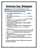 Veterans' Day Webquest