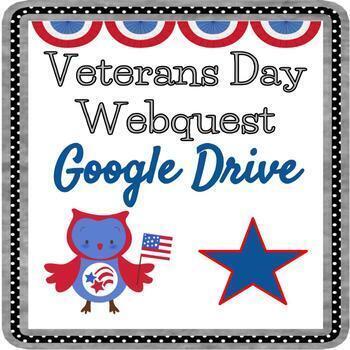 Preview of Veterans Day Webquest - Editable in Google Slides!