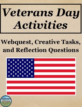 Preview of Veterans Day Webquest and Activities