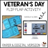 Veterans Day Writing Activity | Distance Learning | Google
