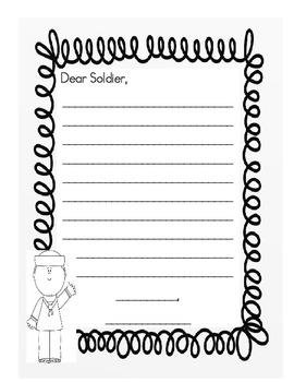 Veteran's Day Letter Writing Paper – Teacher Doodles