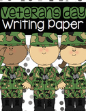 Veterans Day Writing Paper Pack {Freebie}