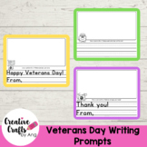 Veterans Day Writing Prompts - Elementary School