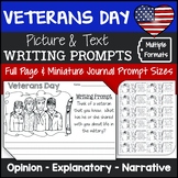 Veterans Day Writing Prompts (Opinion, Explanatory, Narrative)