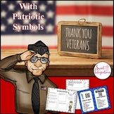 Veterans Day Activities With Writing and Board Game U.S. Symbols