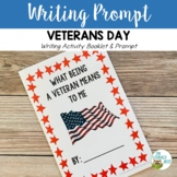 Writing Activity: Veterans Day Booklet and Prompt | Litera