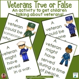 Veterans True or False