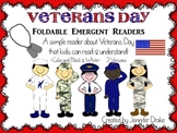 Veterans/Veterans Day Foldable Emergent Readers ~2 Version
