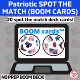 Veterans day/PATRIOTIC SPOT THE MATCH BOOM CARDS:OT/SLP vi
