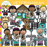 Kids Community Helper Pet Veterinarian Office Clip Art