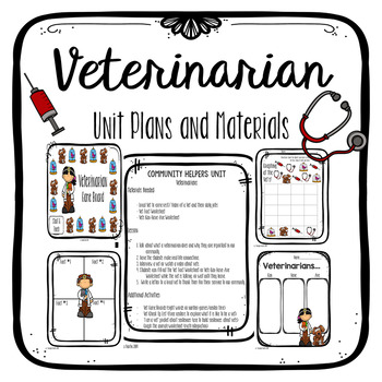 Preview of Veterinarian {Community Helpers Unit}