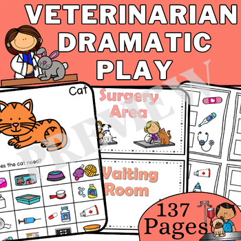 Preview of Vet Dramatic Play