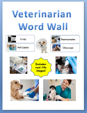 Veterinarian Theme Word Wall Vocab Cards with Real Images