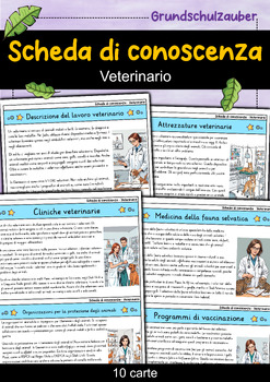 Preview of Veterinario - Scheda di conoscenza - Professioni (italiano)