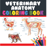 Veterinary Anatomy Coloring Book : Animal Anatomy and Vete