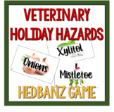 Veterinary Holiday Hazards Hedbanz Game