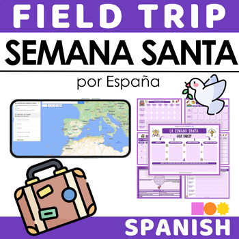 Preview of Viaje por España en Semana Santa. Easter in Spain - Field Trip Project 3-5 days