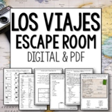 Viajes Spanish Travel Escape Room in digital and printable