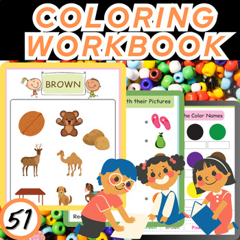 Preview of Vibrant Adventures: Exploring Colors Activity Workbook