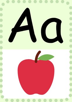 Preview of Vibrant Alphabet Posters - Perfect for Teachers and Homeschooled Children