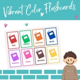 Vibrant Color Flashcards for Early Learners