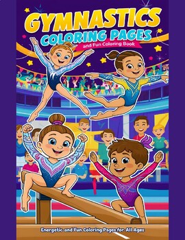 Preview of Vibrant Gymnastics Coloring Pages: Dive into Fun and Creativity!