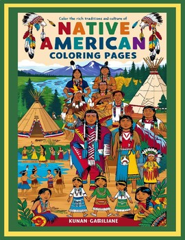 Preview of Vibrant Native American Coloring Pages: Explore Cultural Artistry!